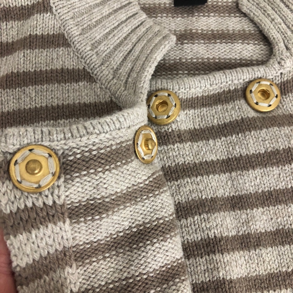 St. John Stripe Wool Blend Knit Sweater View 6